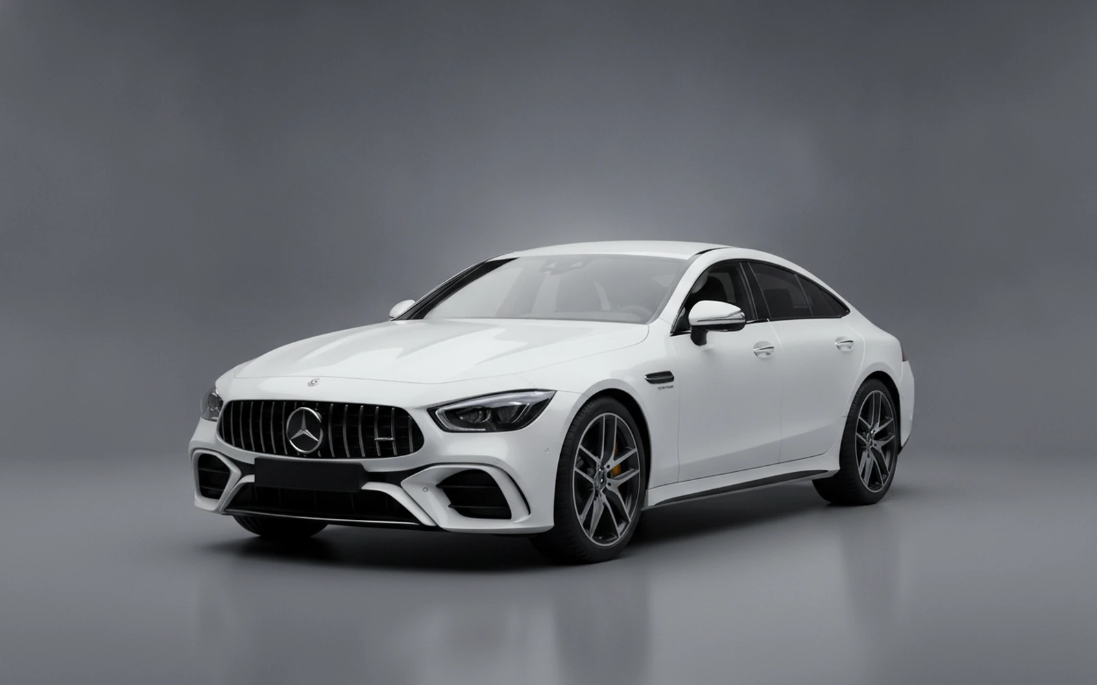 Mercedes-Benz Gt43 AMG White 2023 for rent in Miami — exterior front view