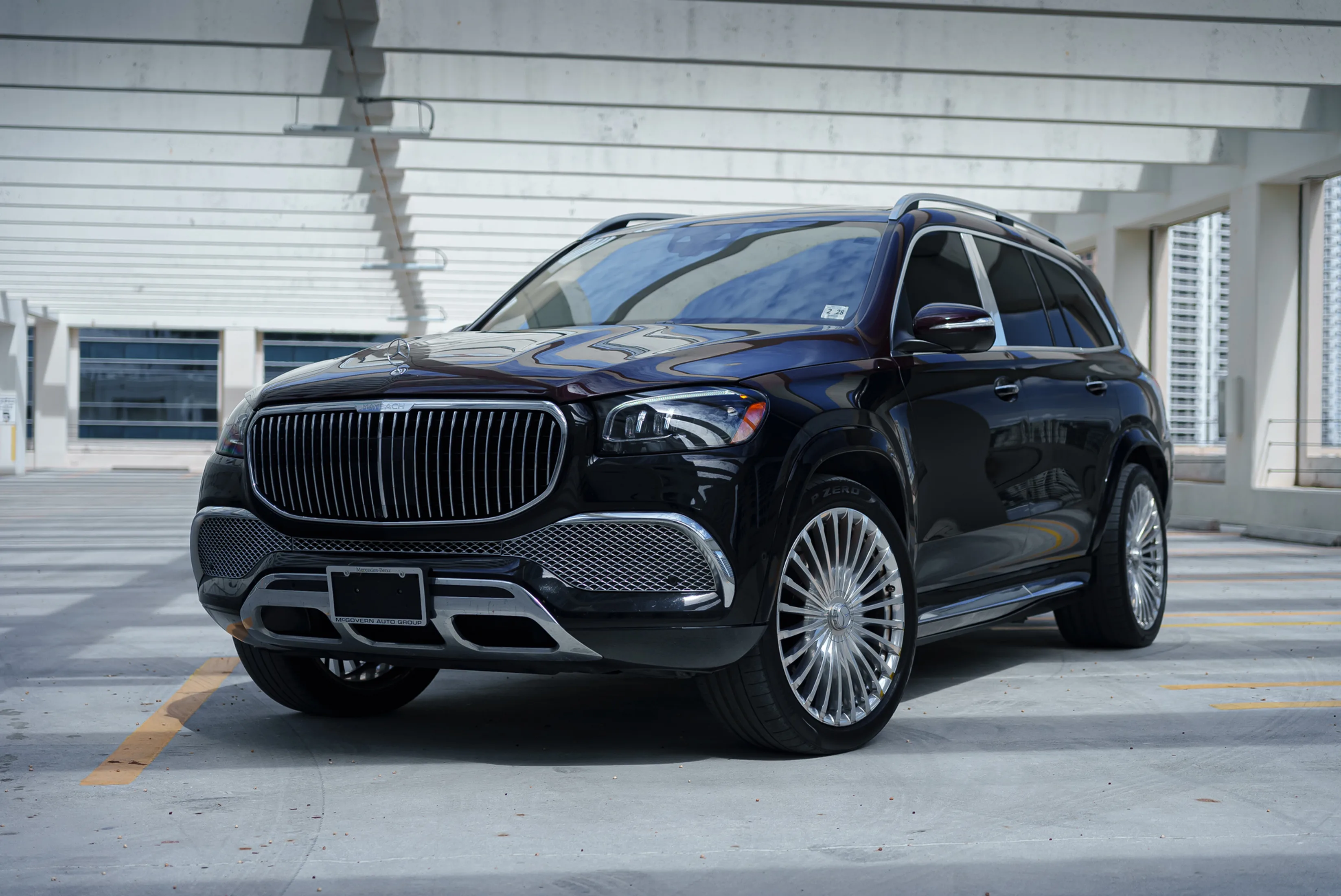 Mercedes-Benz Maybach Gls600 GLS 600 Black for rent in Miami — exterior photo