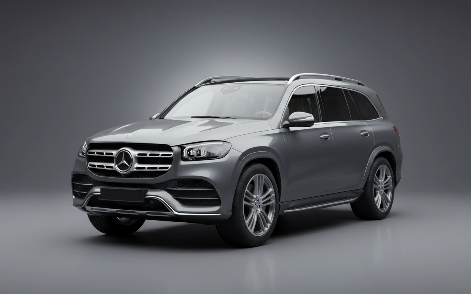 Mercedes-Benz Maybach GLS 600 Grey 2022 for rent in Miami — exterior front view