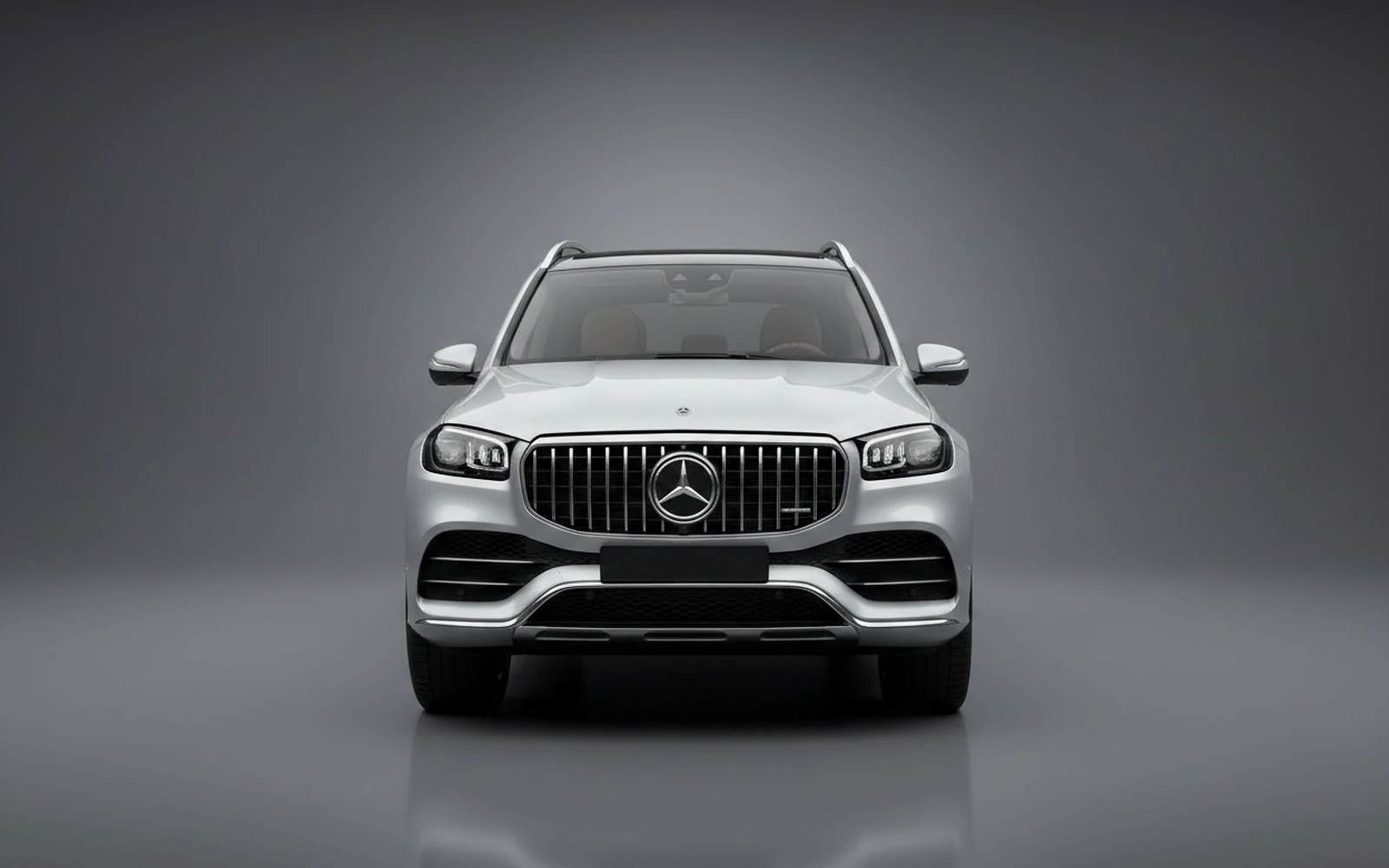 Mercedes-Benz Maybach GLS 600 Silver 2022 — exterior side view