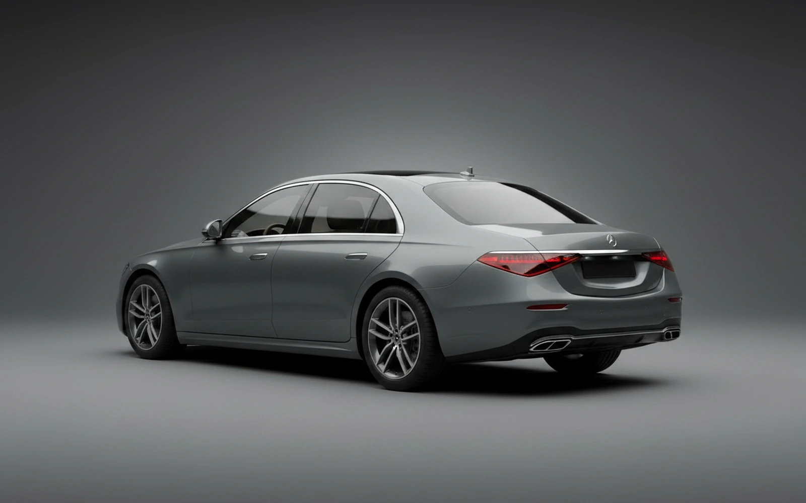 Mercedes-Benz S450L Grey 2023 — interior dashboard