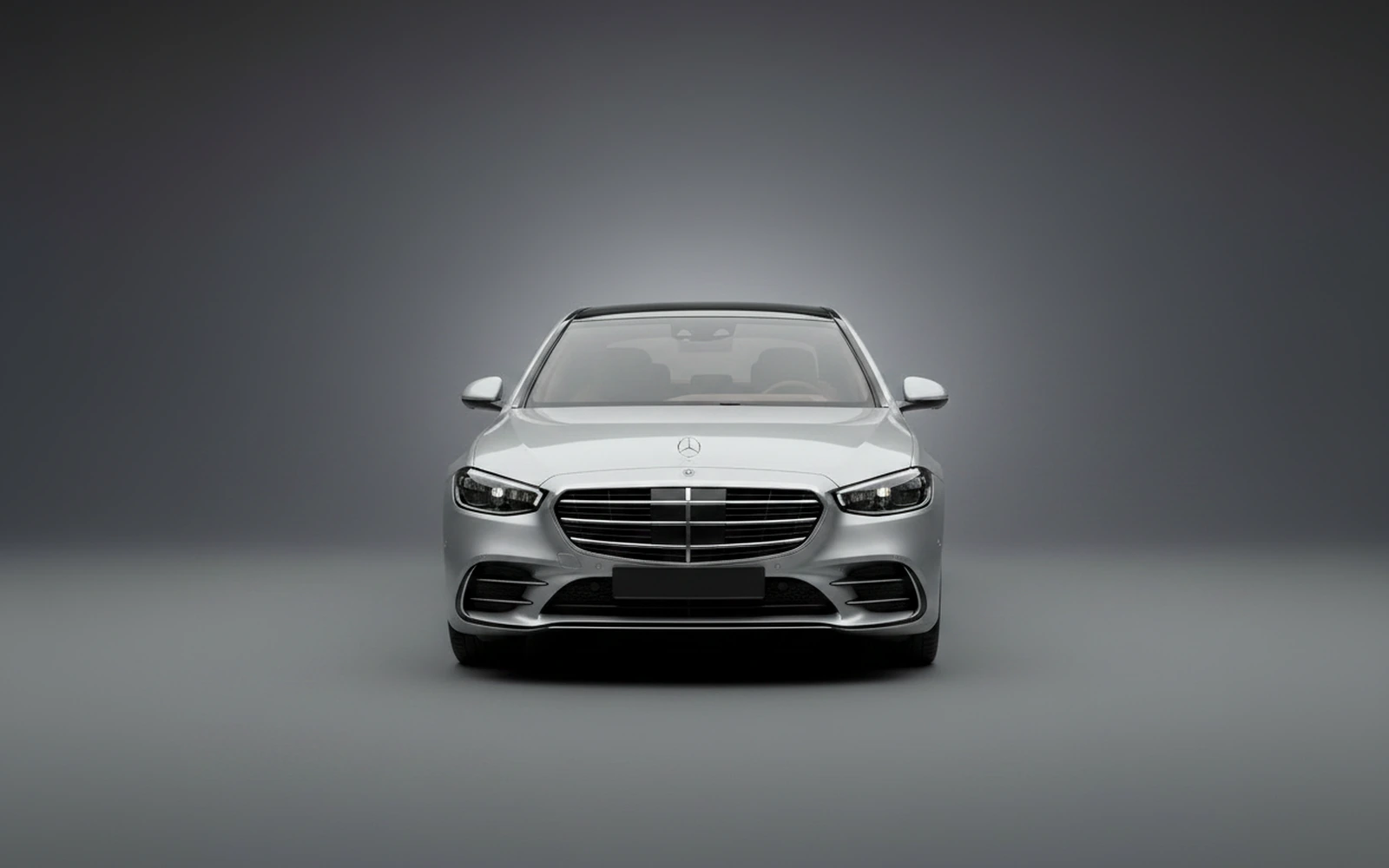 Mercedes-Benz S450L Silver 2023 — exterior side view