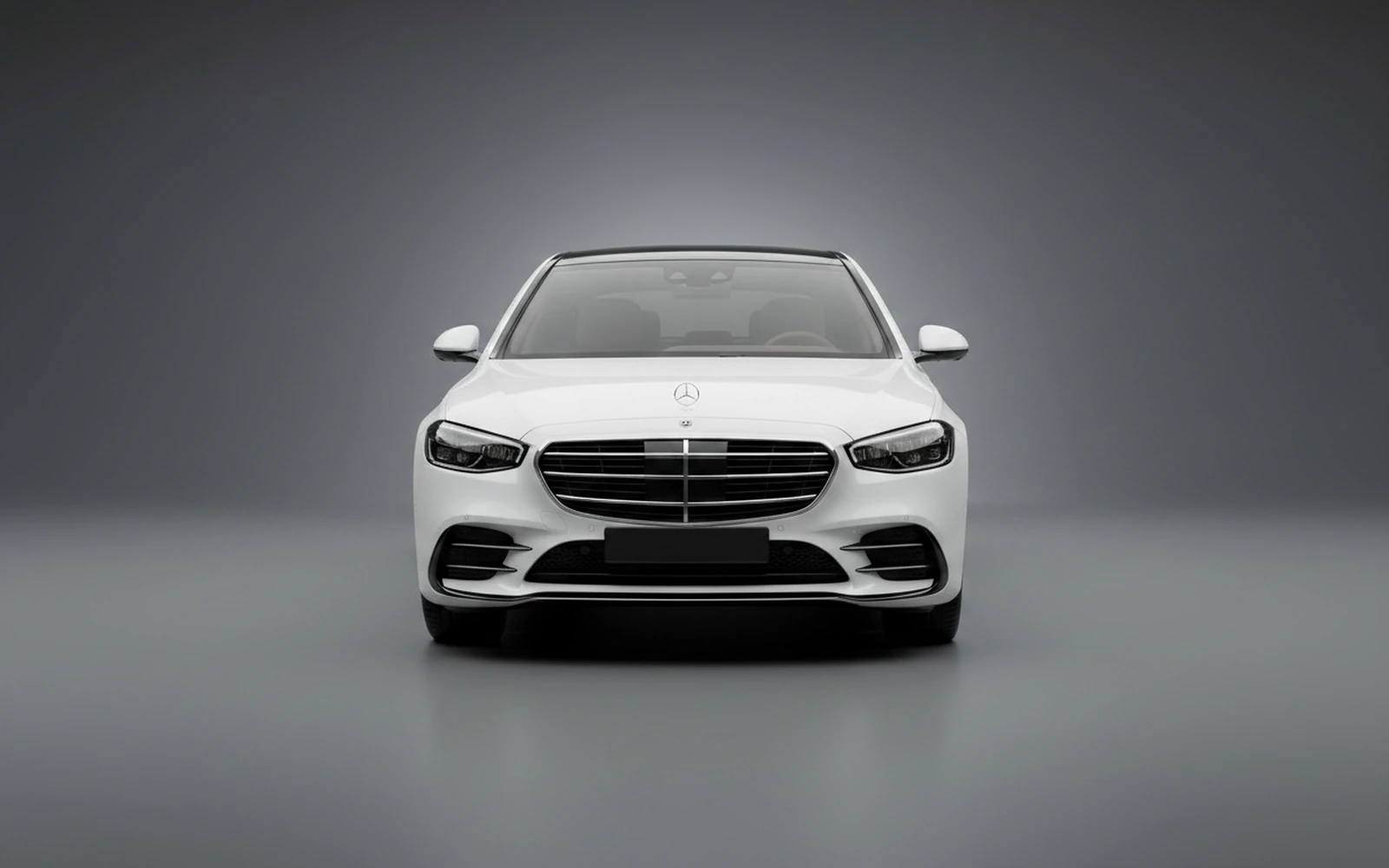 Mercedes-Benz S450L White 2023 — exterior side view