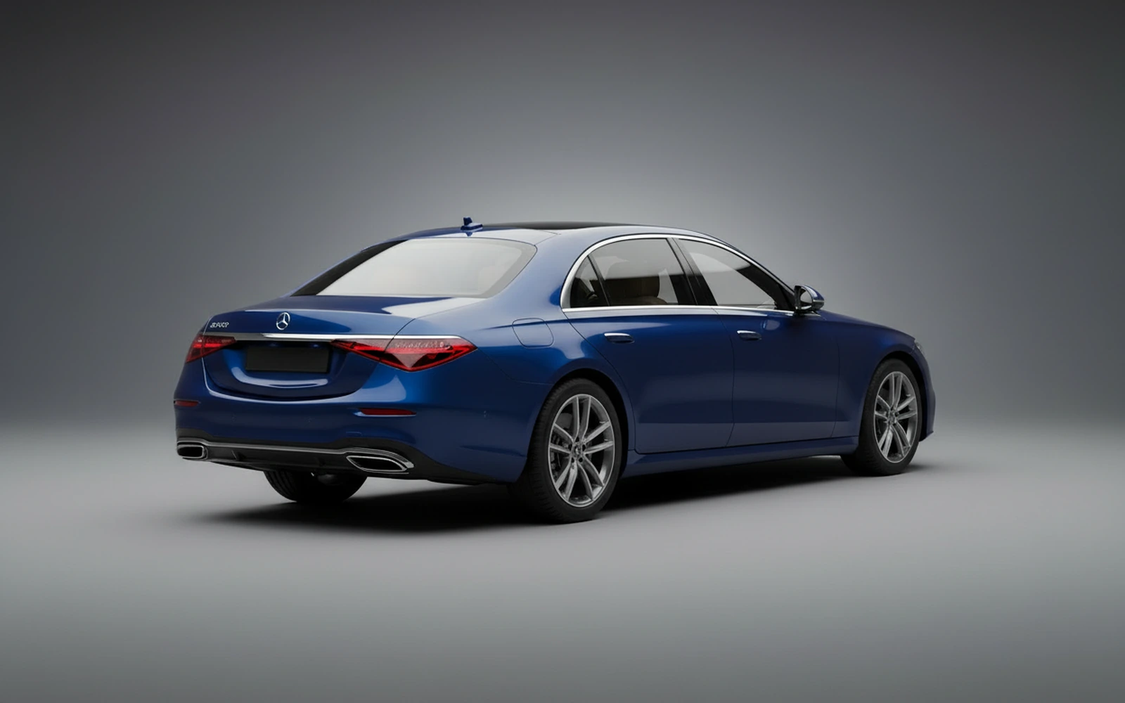 Mercedes-Benz S580 Blue 2021 — interior dashboard