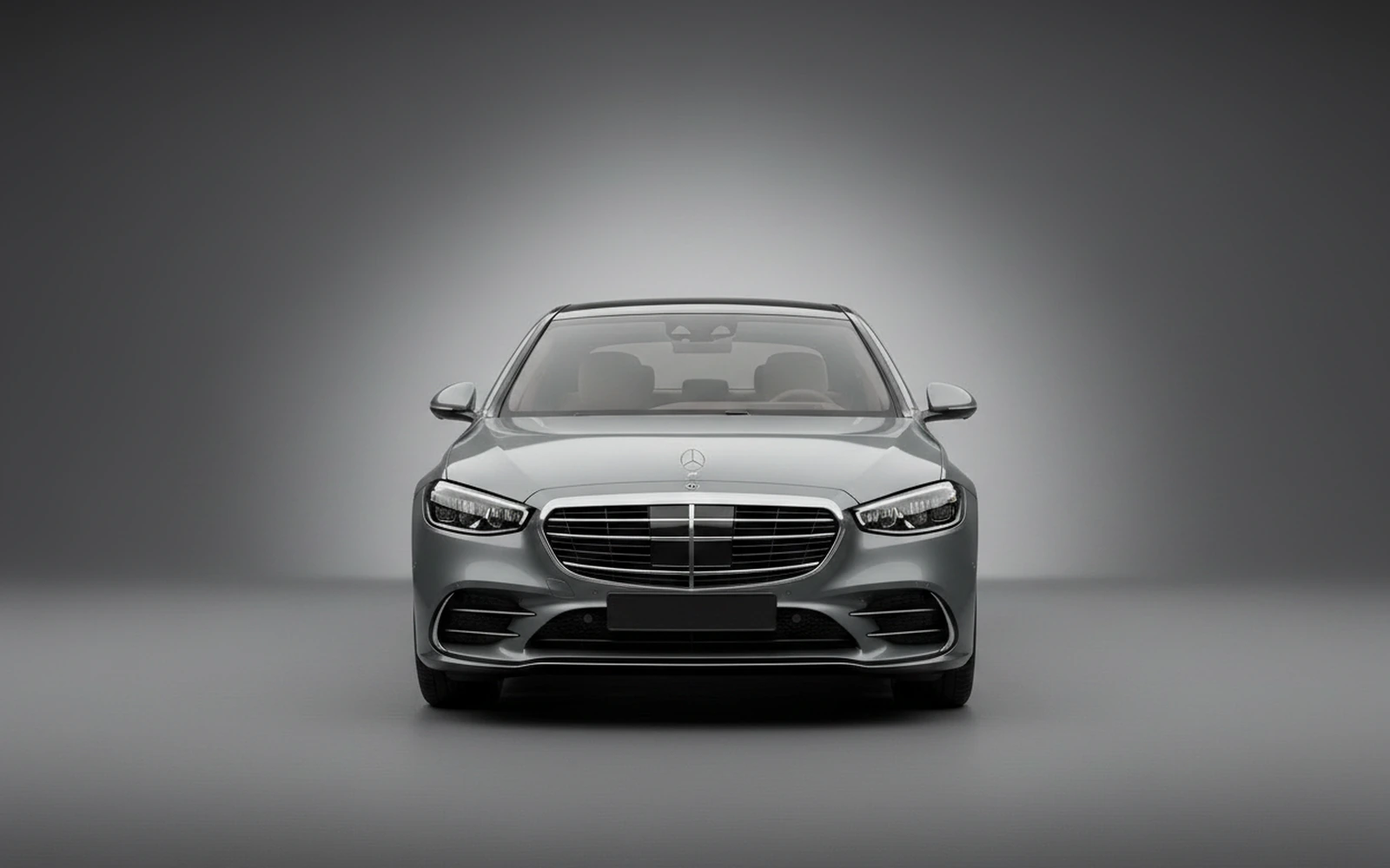 Mercedes-Benz S580 Gris 2021 — exterior side view