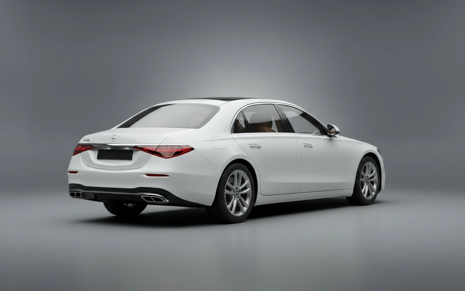 Mercedes-Benz S580 White 2021 — interior dashboard