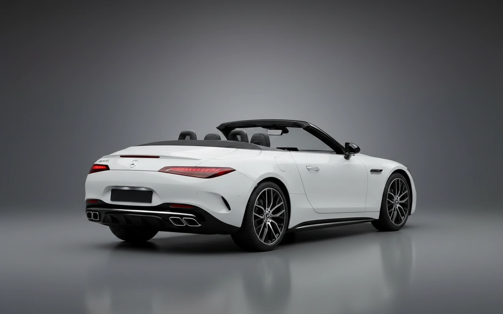 Mercedes-Benz SL43 White 2022 — interior dashboard