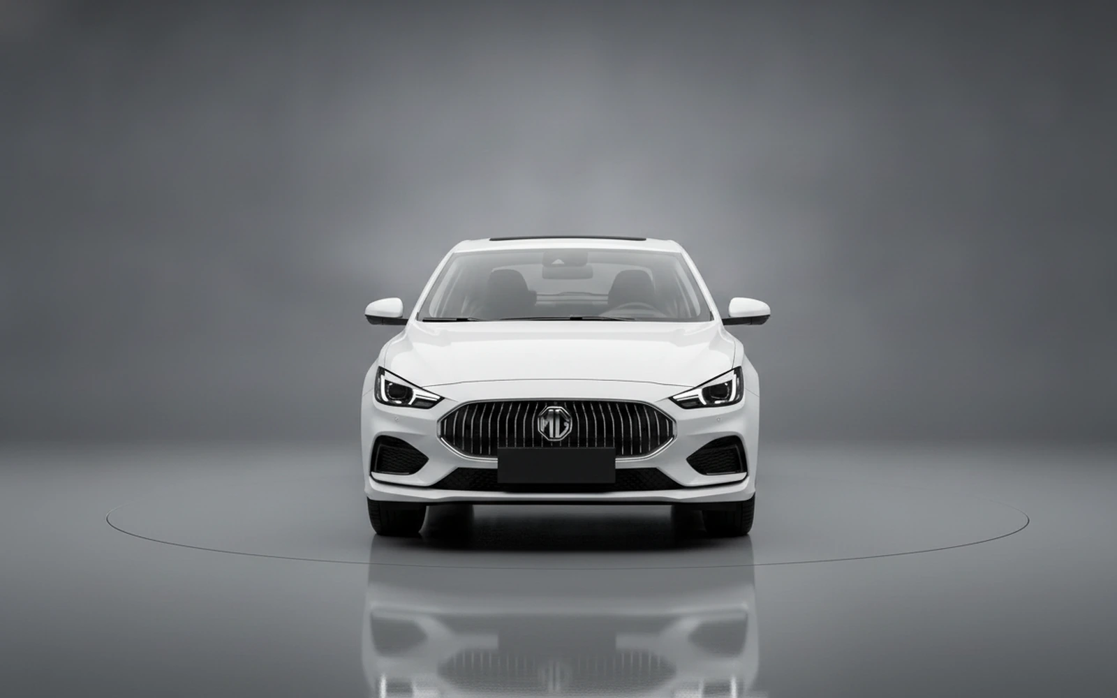 Mg GT White 2025 — exterior side view