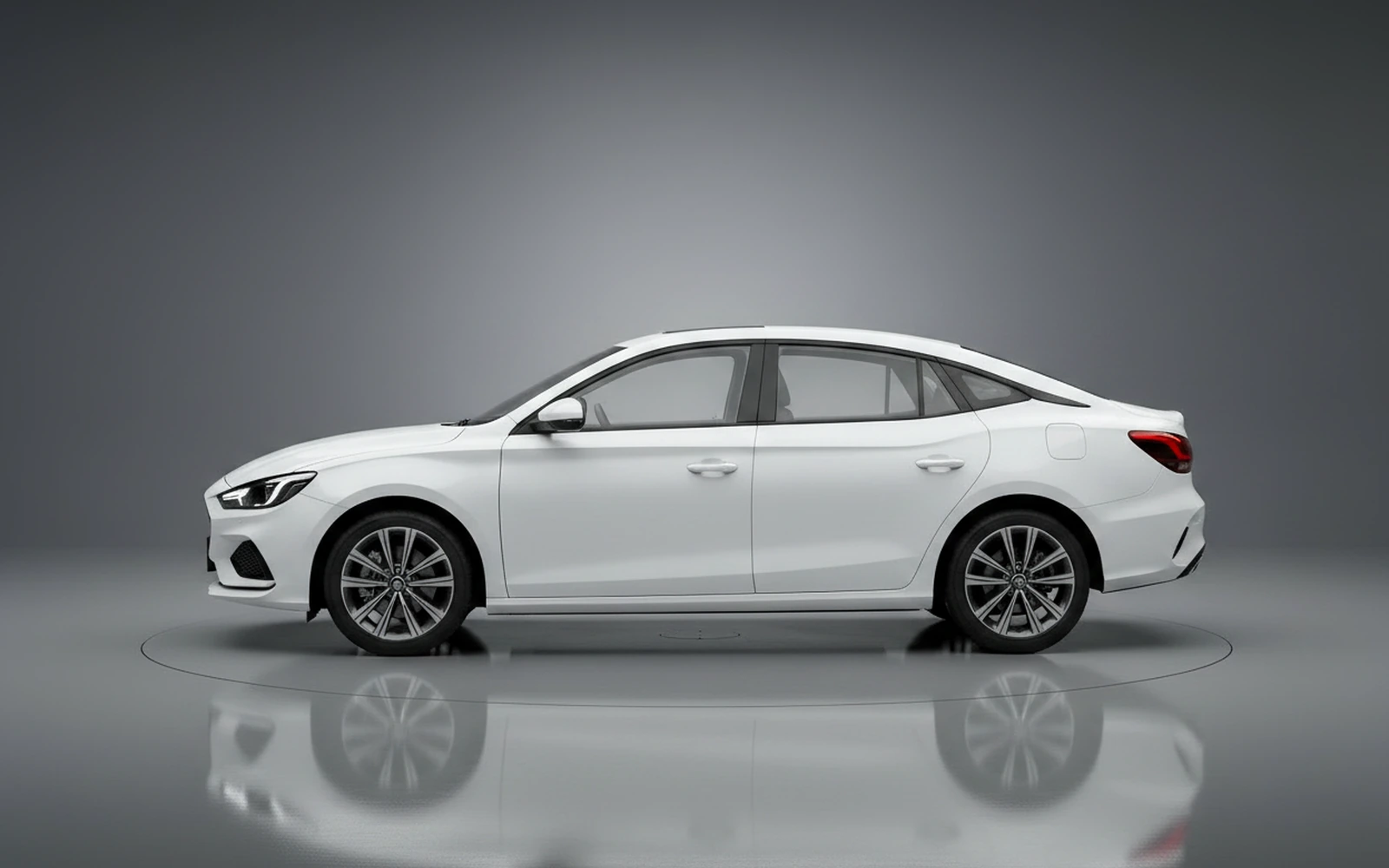 Mg GT White 2025 — exterior rear view