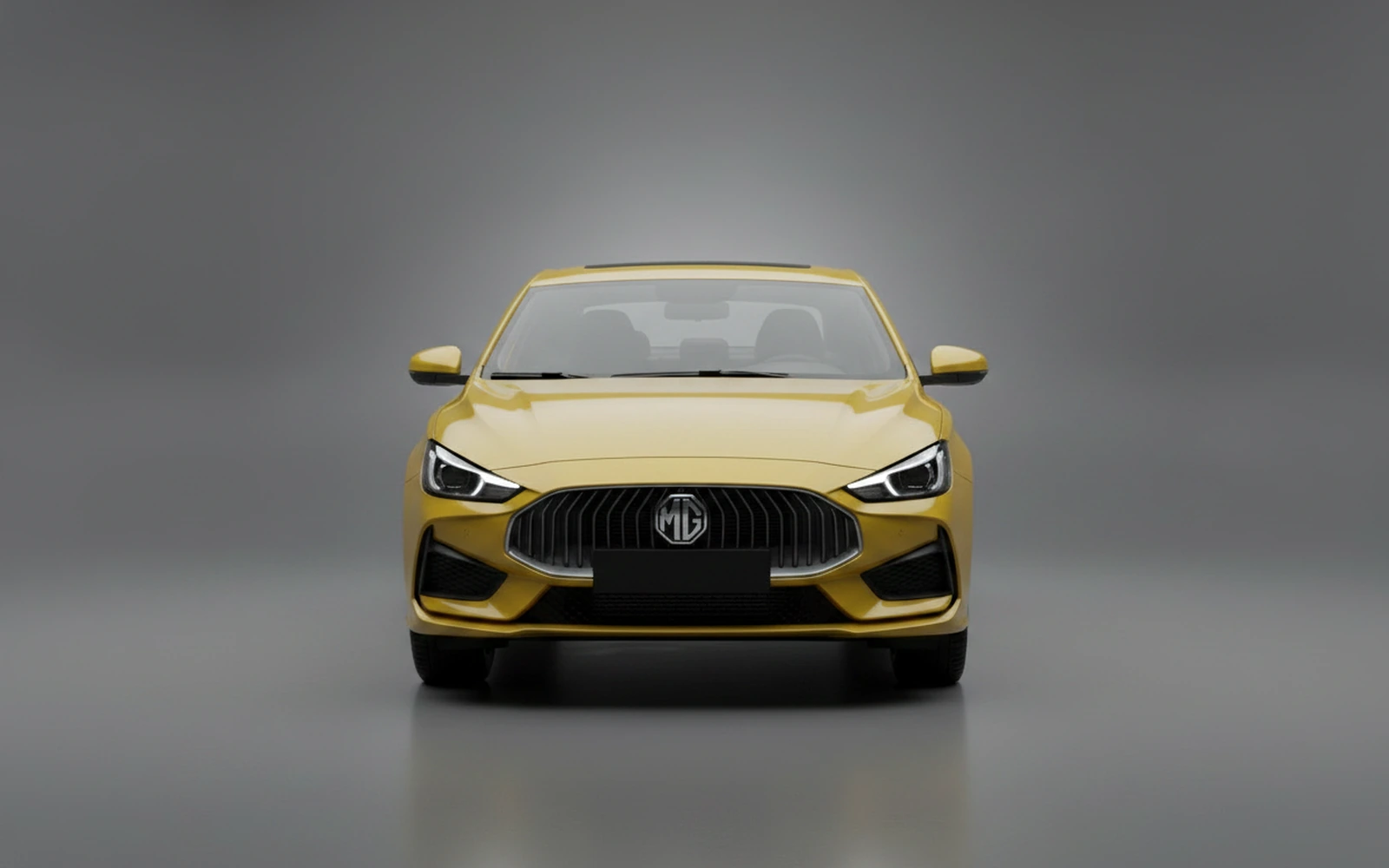 Mg GT Yellow 2025 — exterior side view