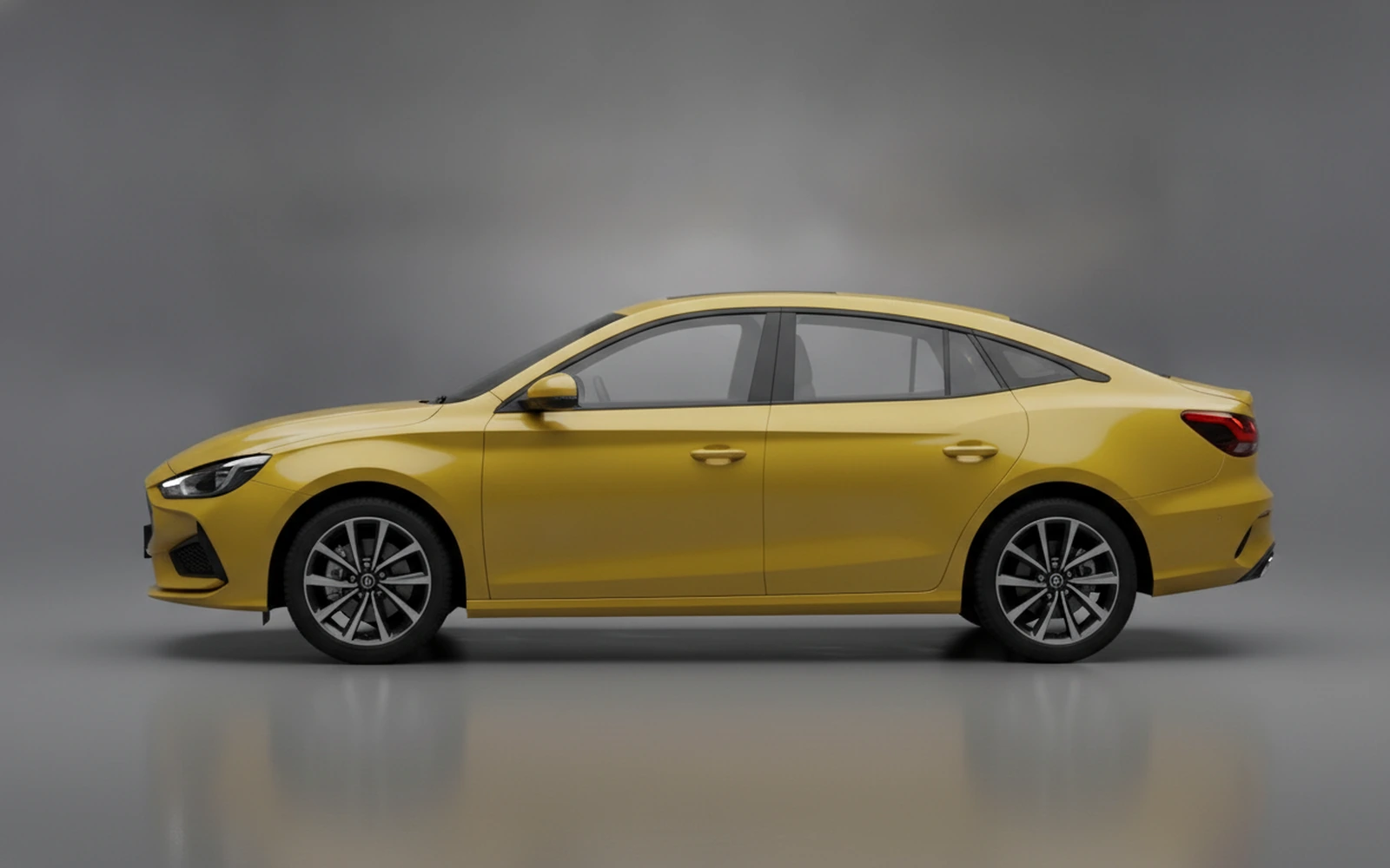 Mg Mg GT Yellow 2025 — exterior rear view
