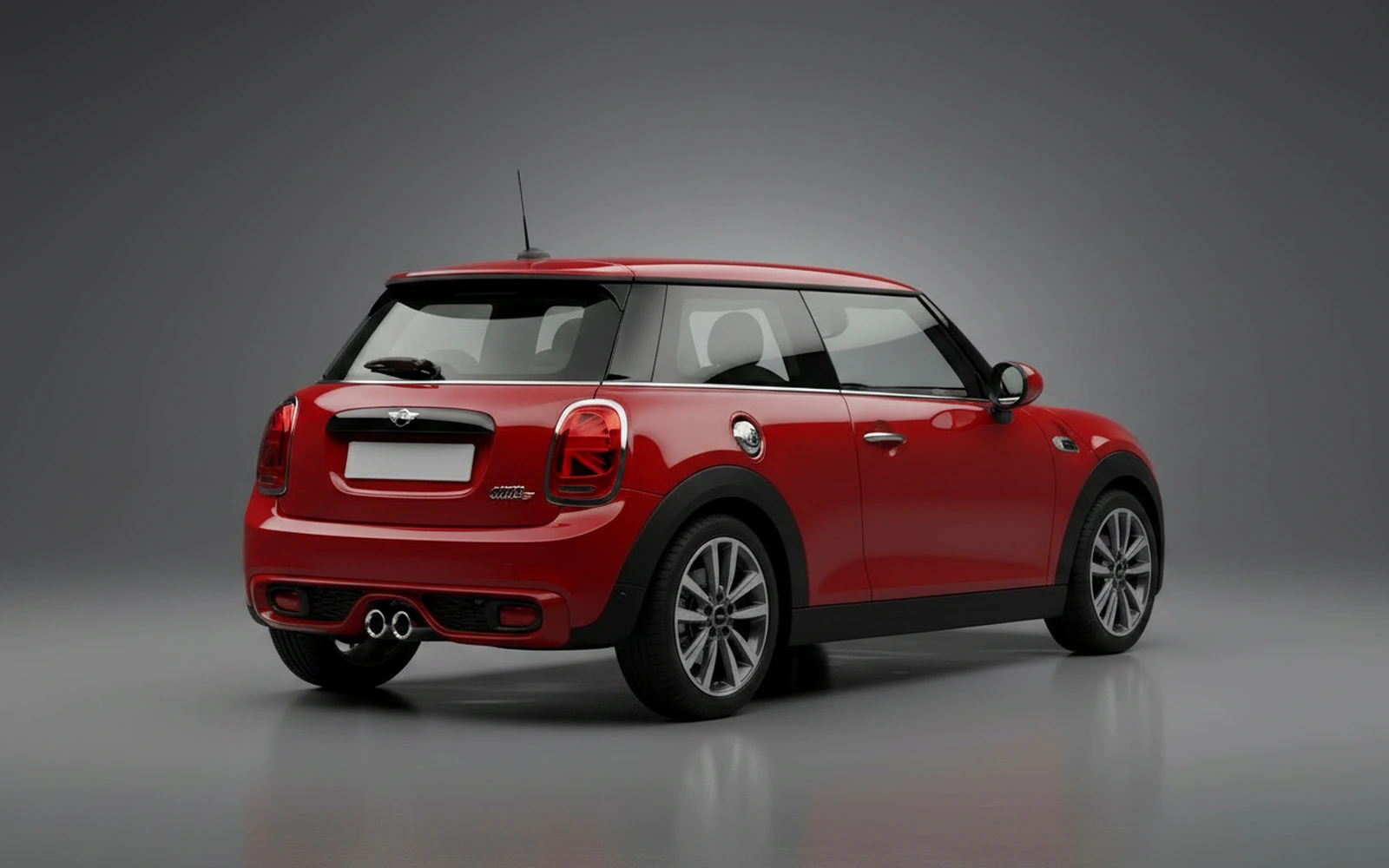 Mini Cooper Red 2023 — interior dashboard