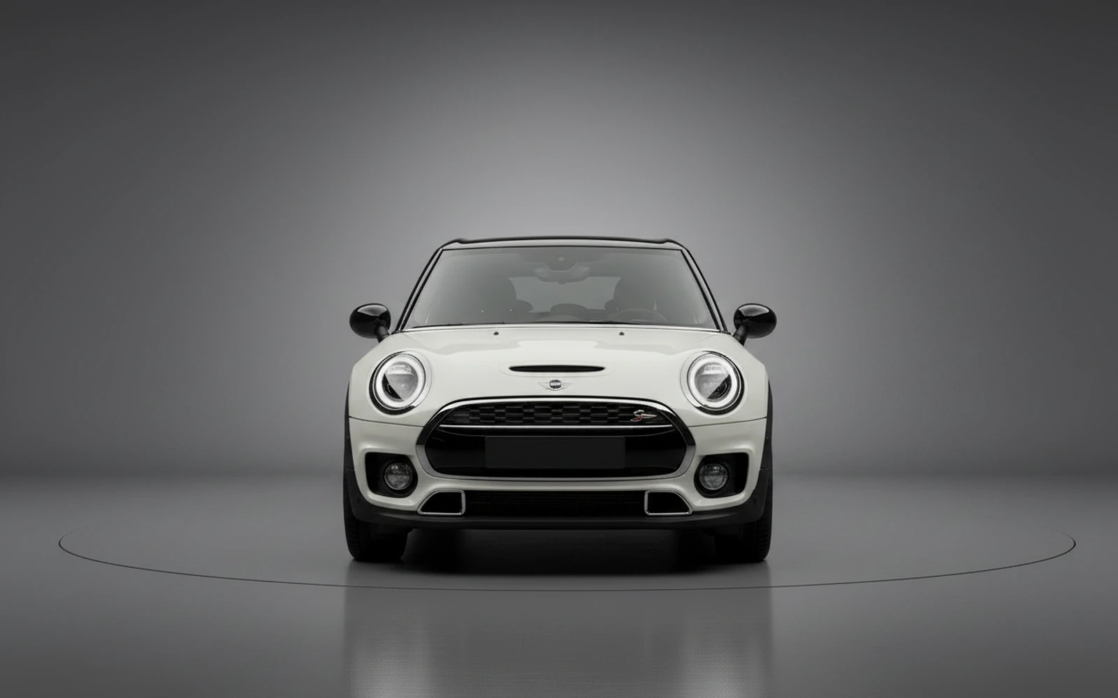 Mini Cooper Clubman JCW White 2021 — exterior side view