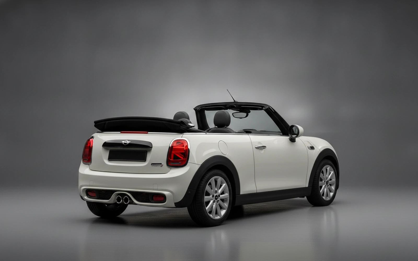 Mini Cooper S Convertible White 2022 — interior dashboard