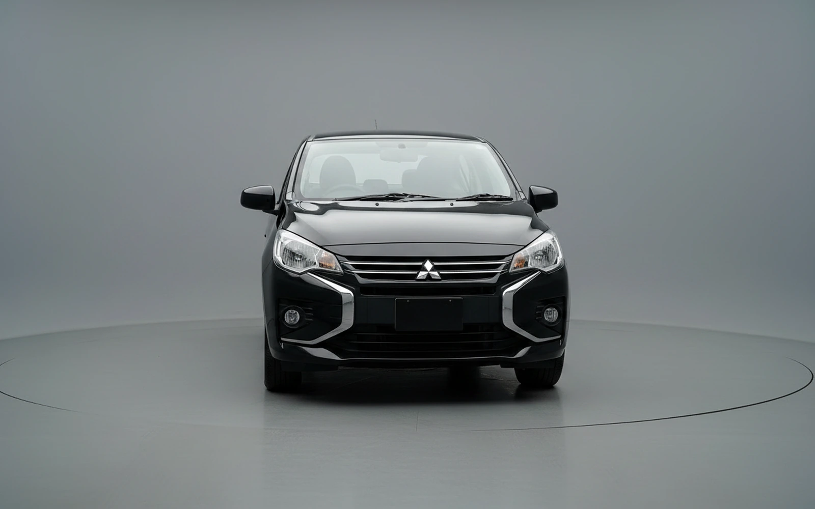 Mitsubishi Attrage Black 2026 — exterior side view
