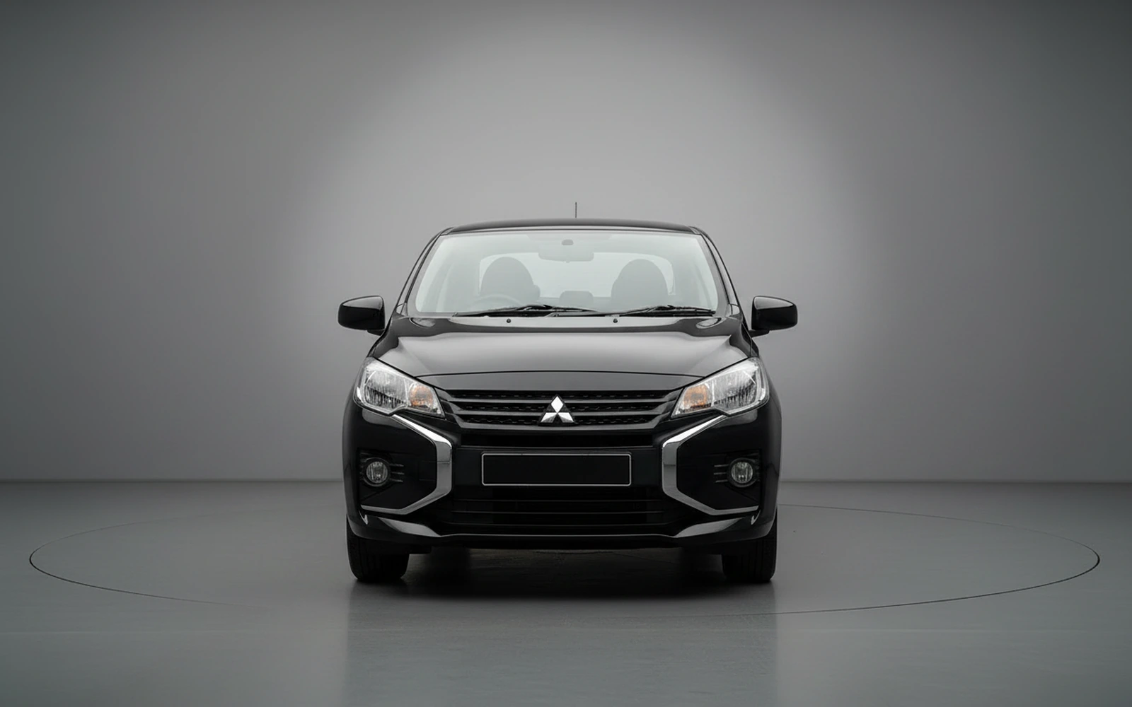 Mitsubishi Attrage Negro 2026 — exterior side view