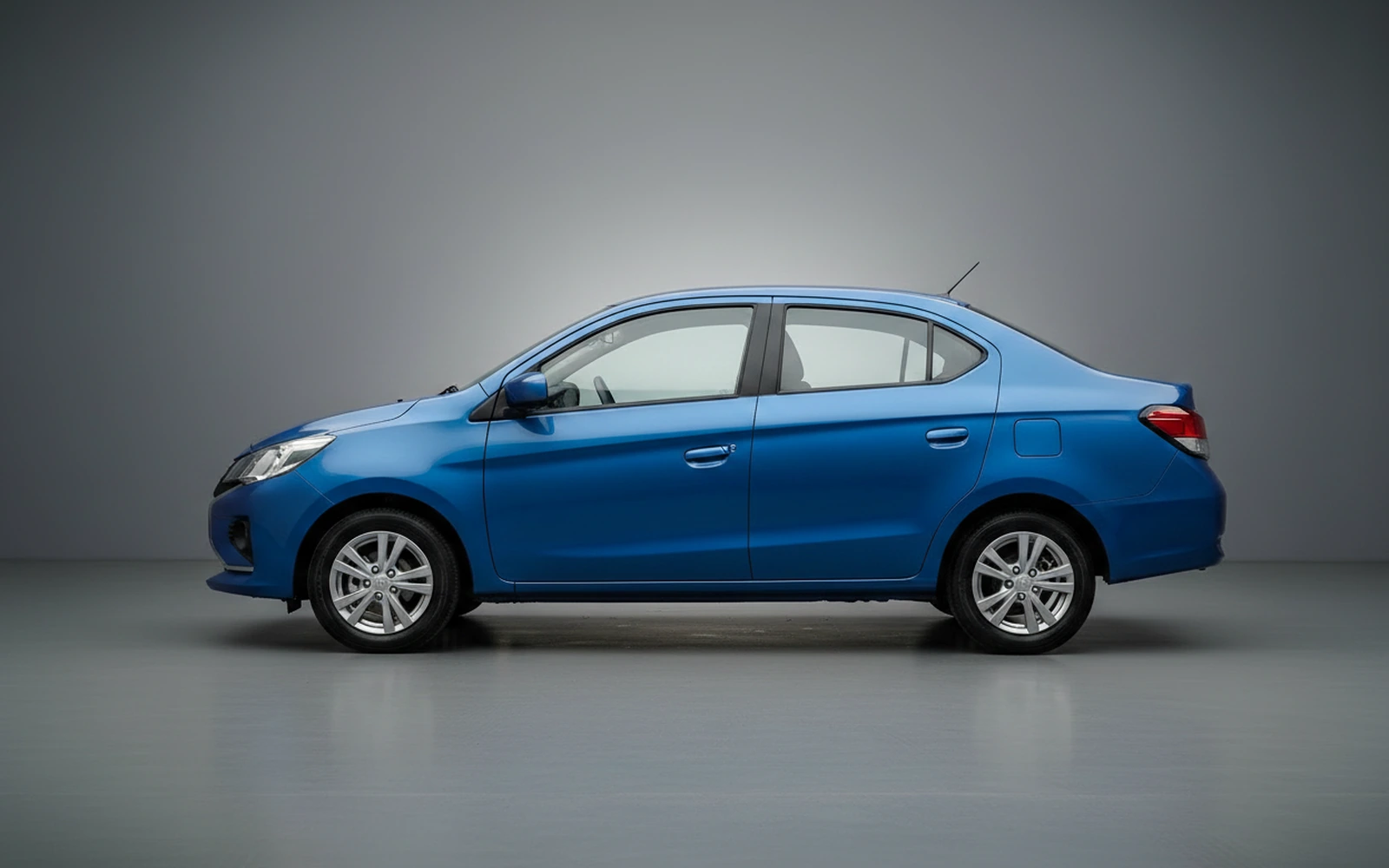 Mitsubishi Attrage Blue 2026 — exterior rear view