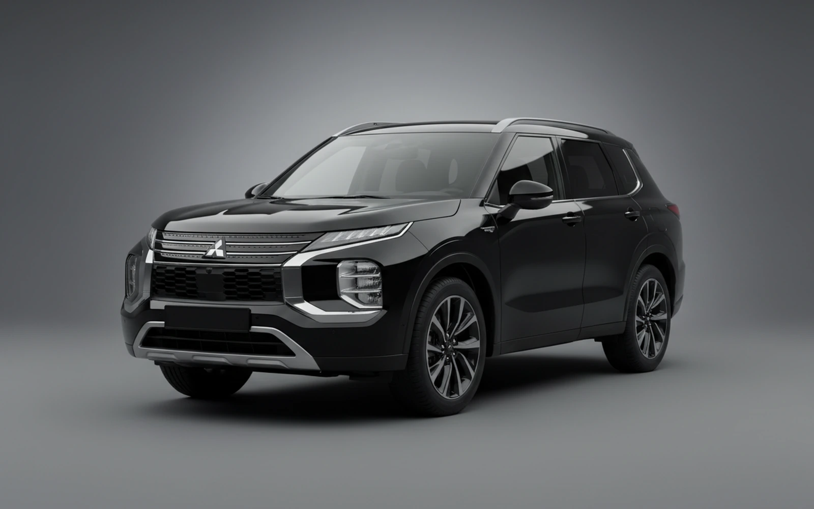 Mitsubishi Outlander Black 2026 for rent in Miami — exterior photo