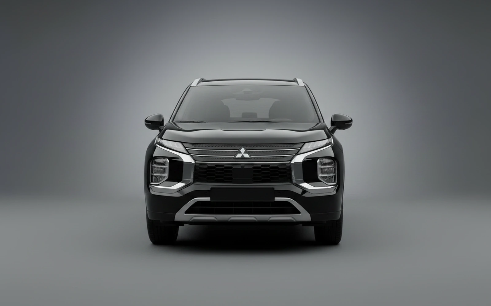 Mitsubishi Outlander Black 2026 — exterior side view