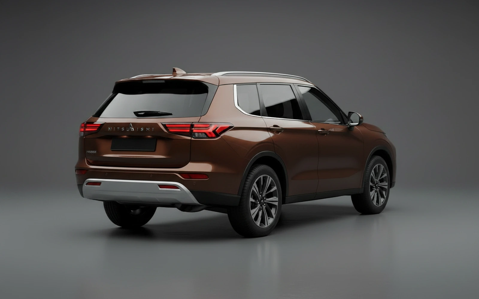 Mitsubishi Outlander 7-Seater Brown 2024 — interior dashboard
