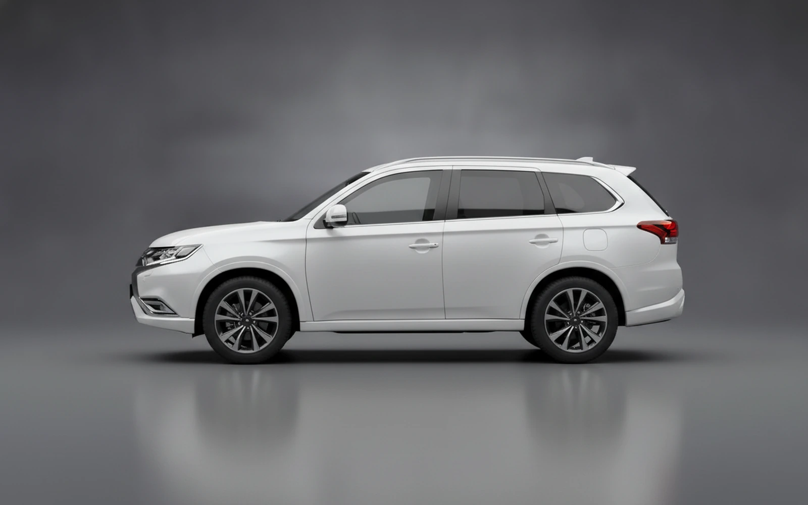 Mitsubishi Outlander White 2026 — exterior rear view