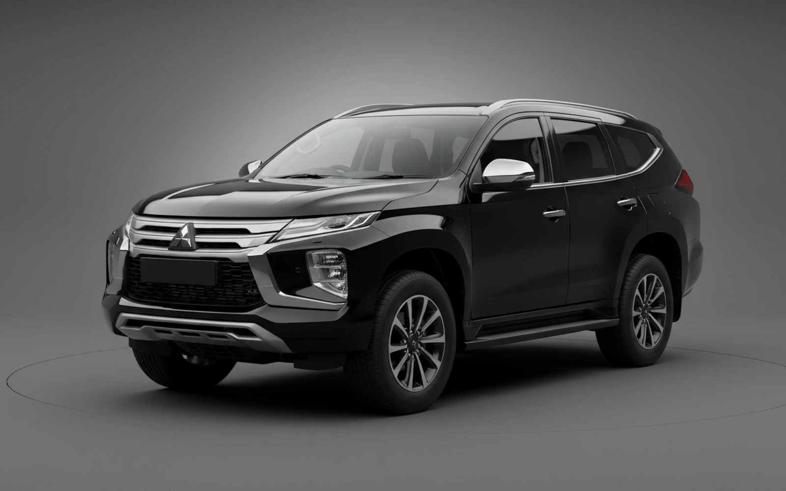 Mitsubishi Pajero (Montero) Sport 7-Seater Black 2023 for rent in Miami — exterior front view
