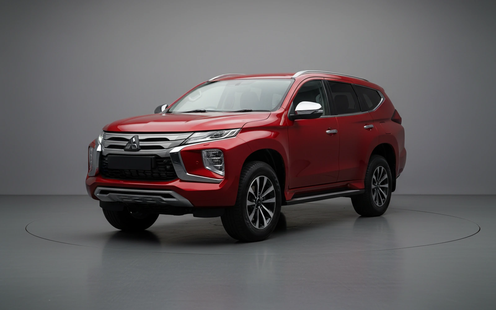 Mitsubishi Pajero (Montero) Sport 7-Seater Red 2023 for rent in Miami — exterior photo