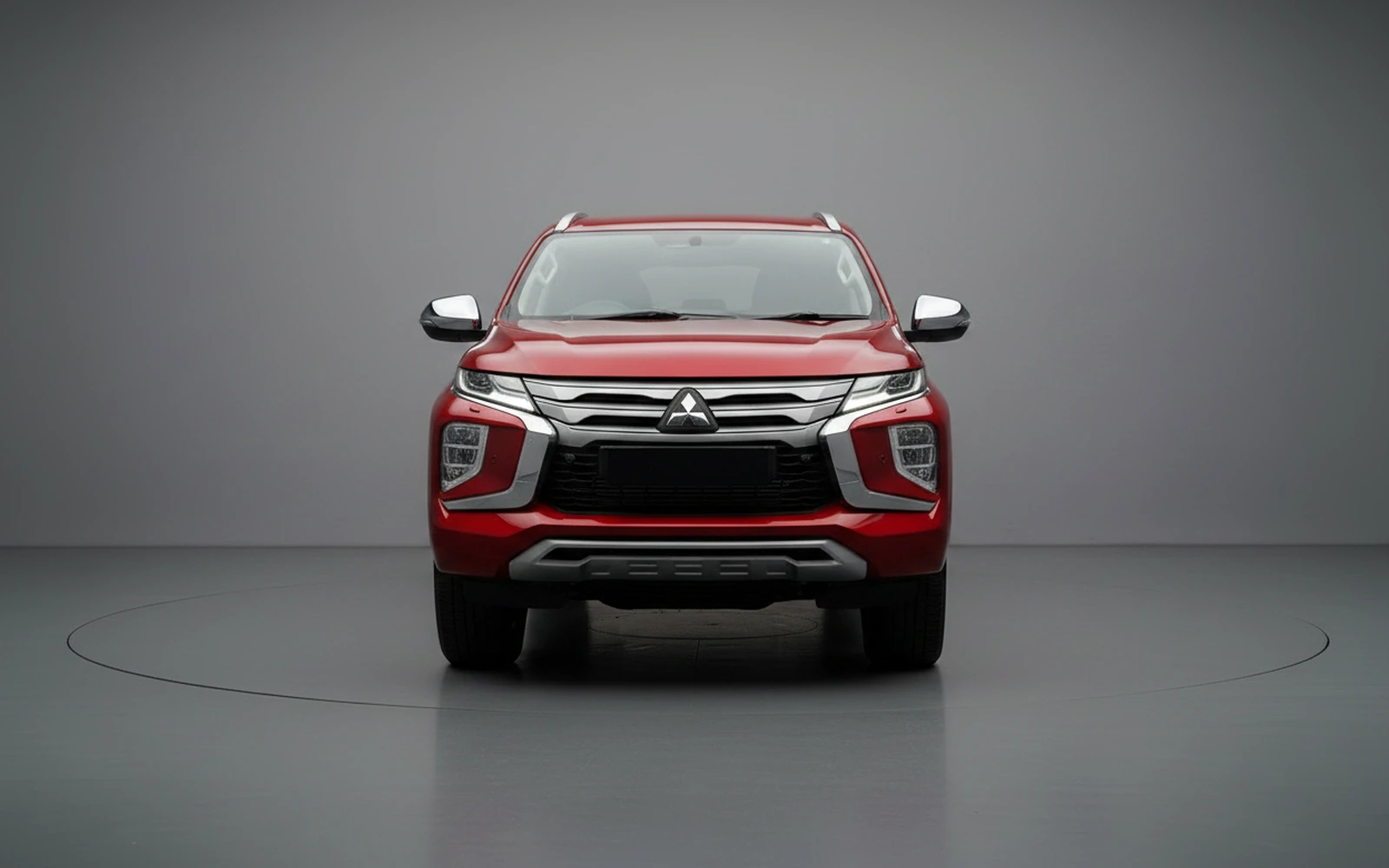 Mitsubishi Pajero (Montero) Sport 7-Seater Red 2023 — exterior side view