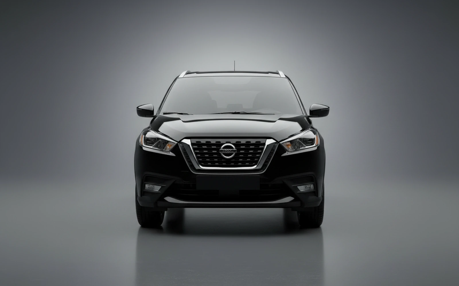 Nissan Kicks Black 2025 — exterior side view