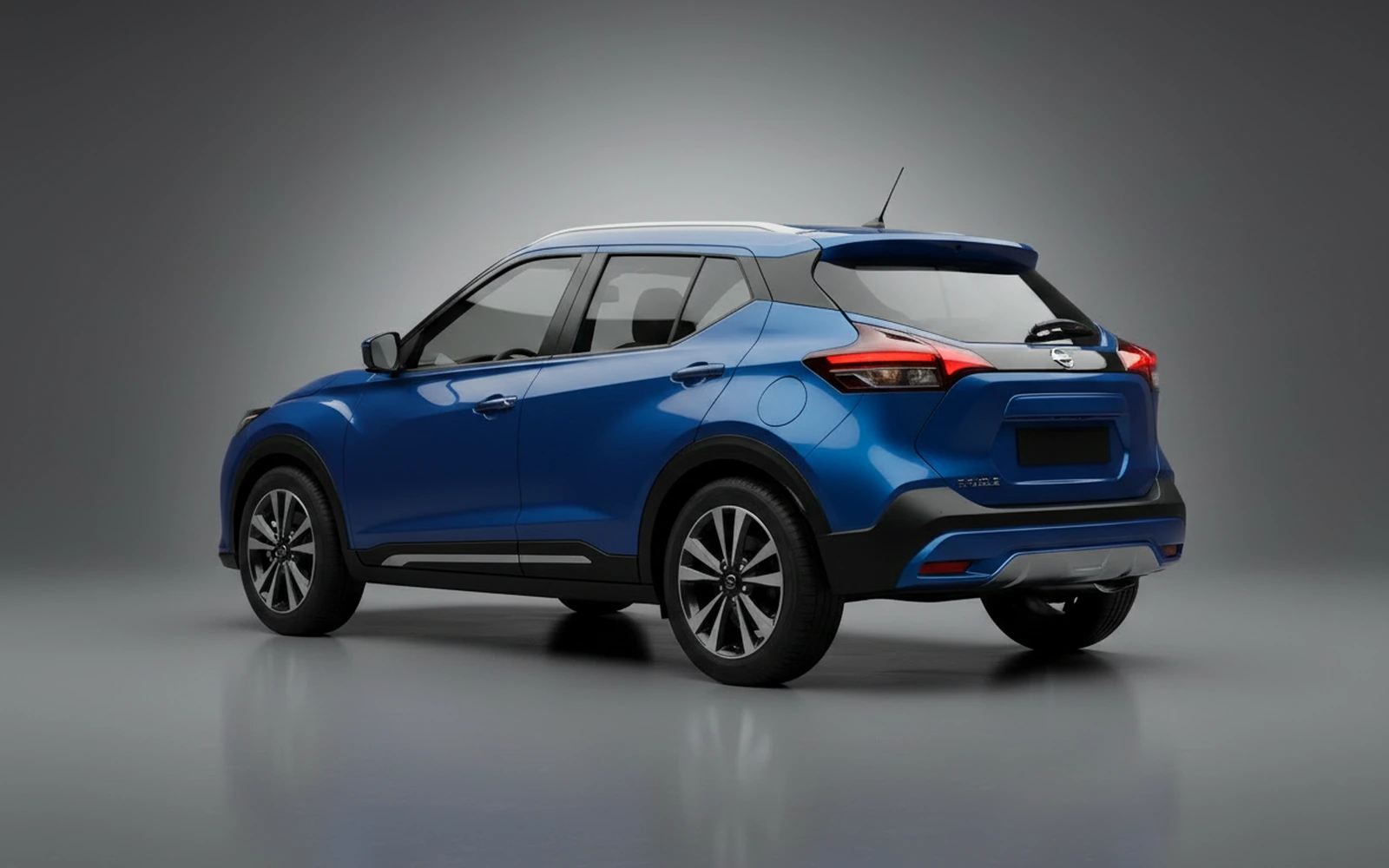 Nissan Kicks Blue 2025 — interior dashboard