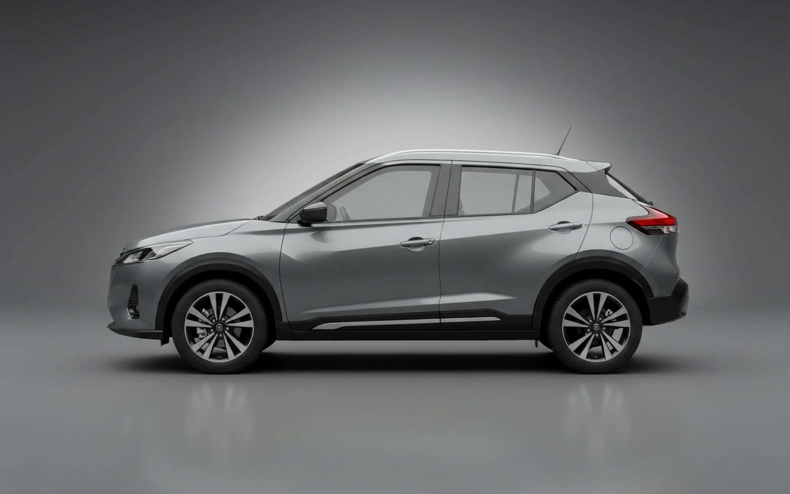 Nissan Kicks Grey 2025 — exterior rear view