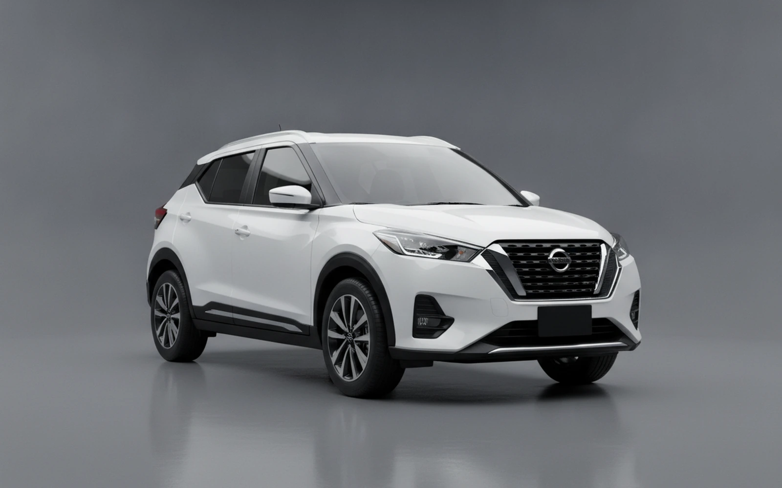 Nissan Kicks White 2025 for rent in Miami — exterior photo