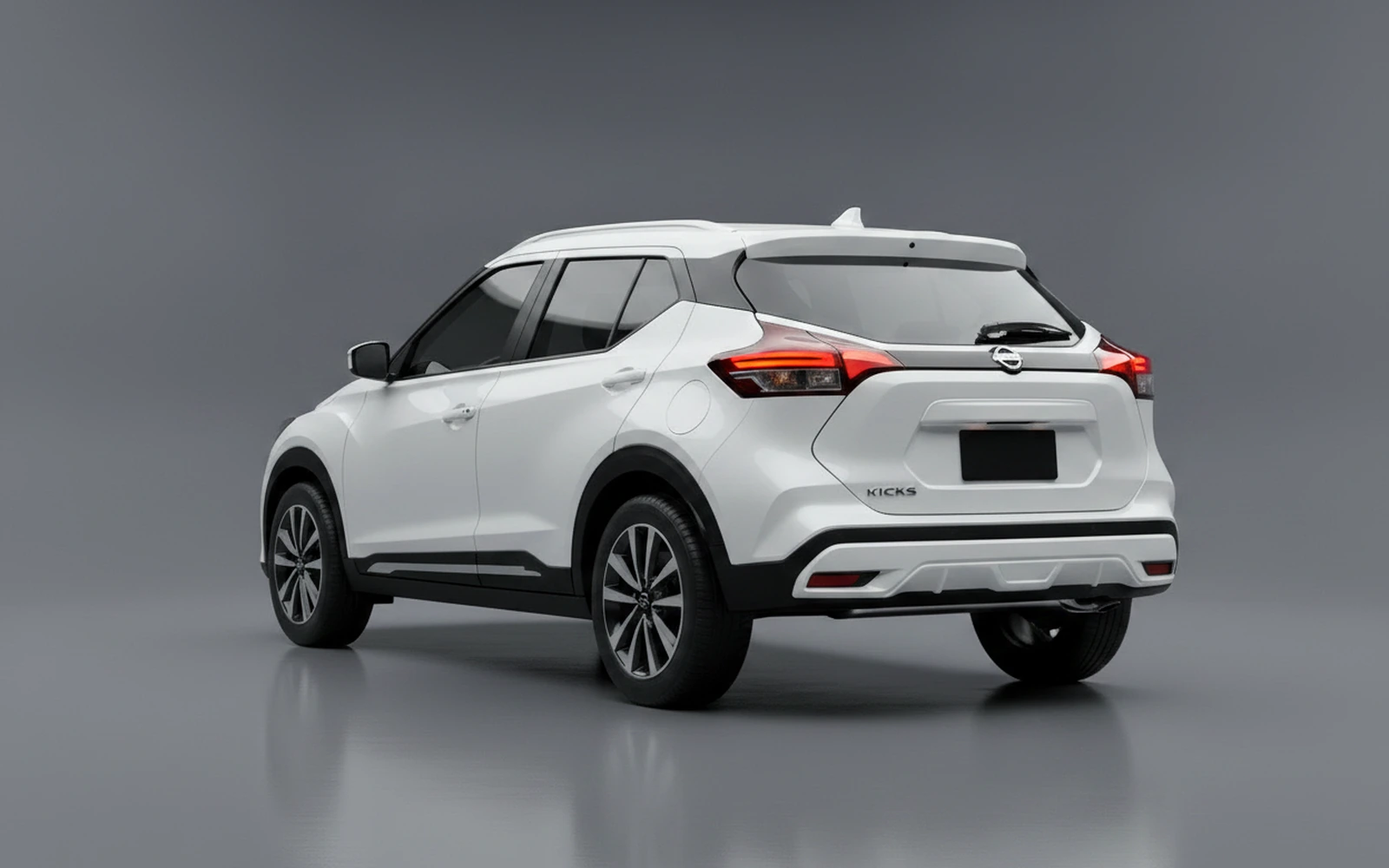 Nissan Kicks White 2025 — interior dashboard