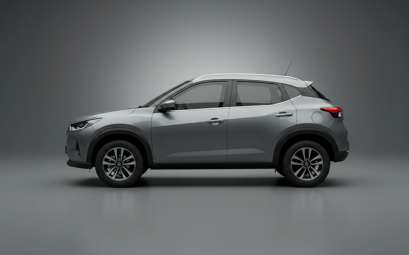 Nissan Magnite Gris 2025 — exterior rear view