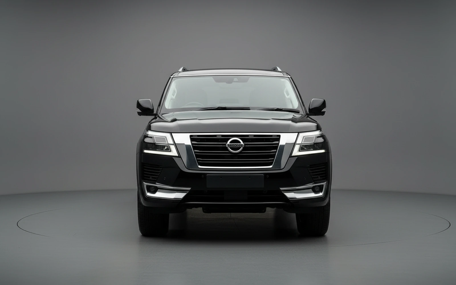Nissan Patrol Black 2024 — exterior side view