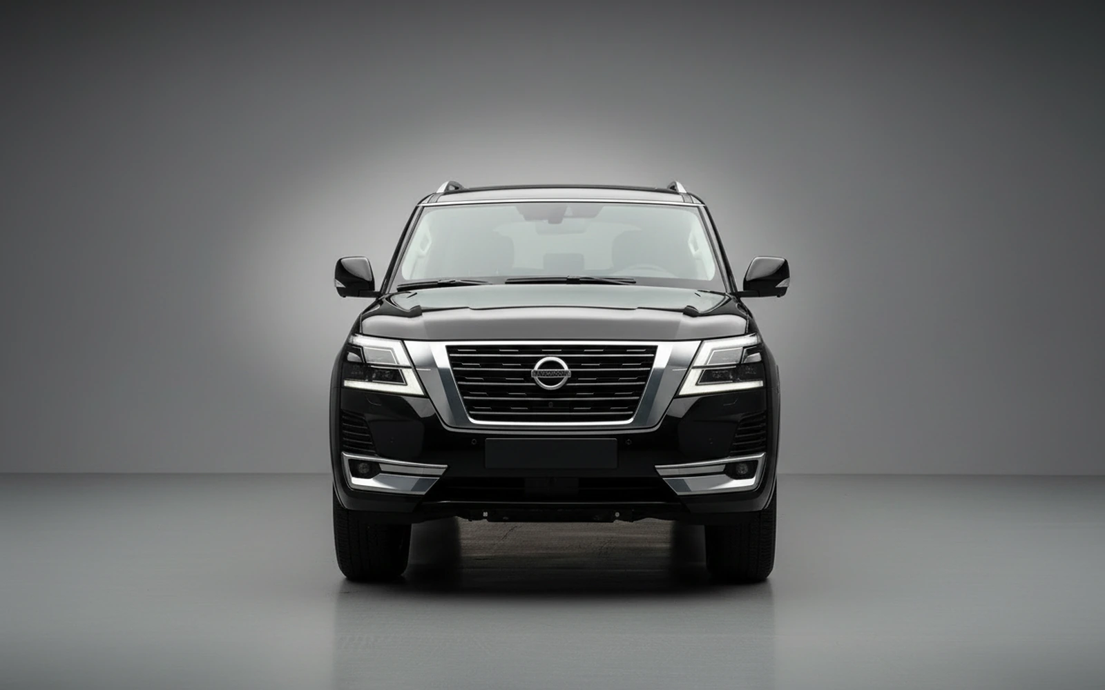 Nissan Patrol Black 2024 — exterior side view