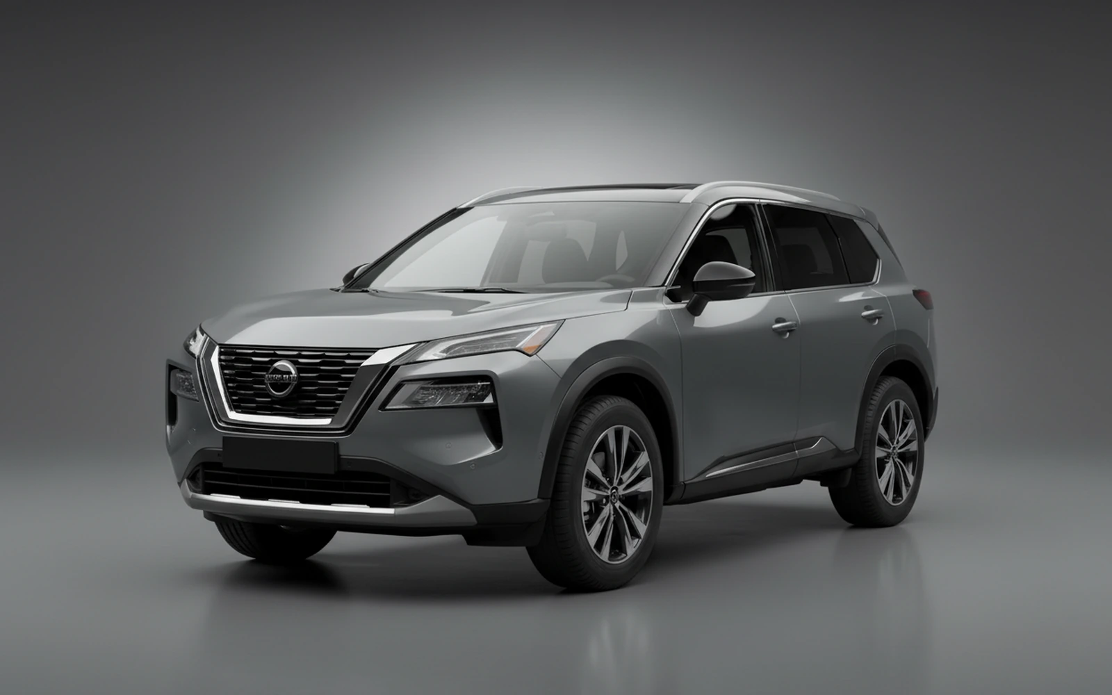 Nissan Rogue Grey 2025 for rent in Miami — exterior photo