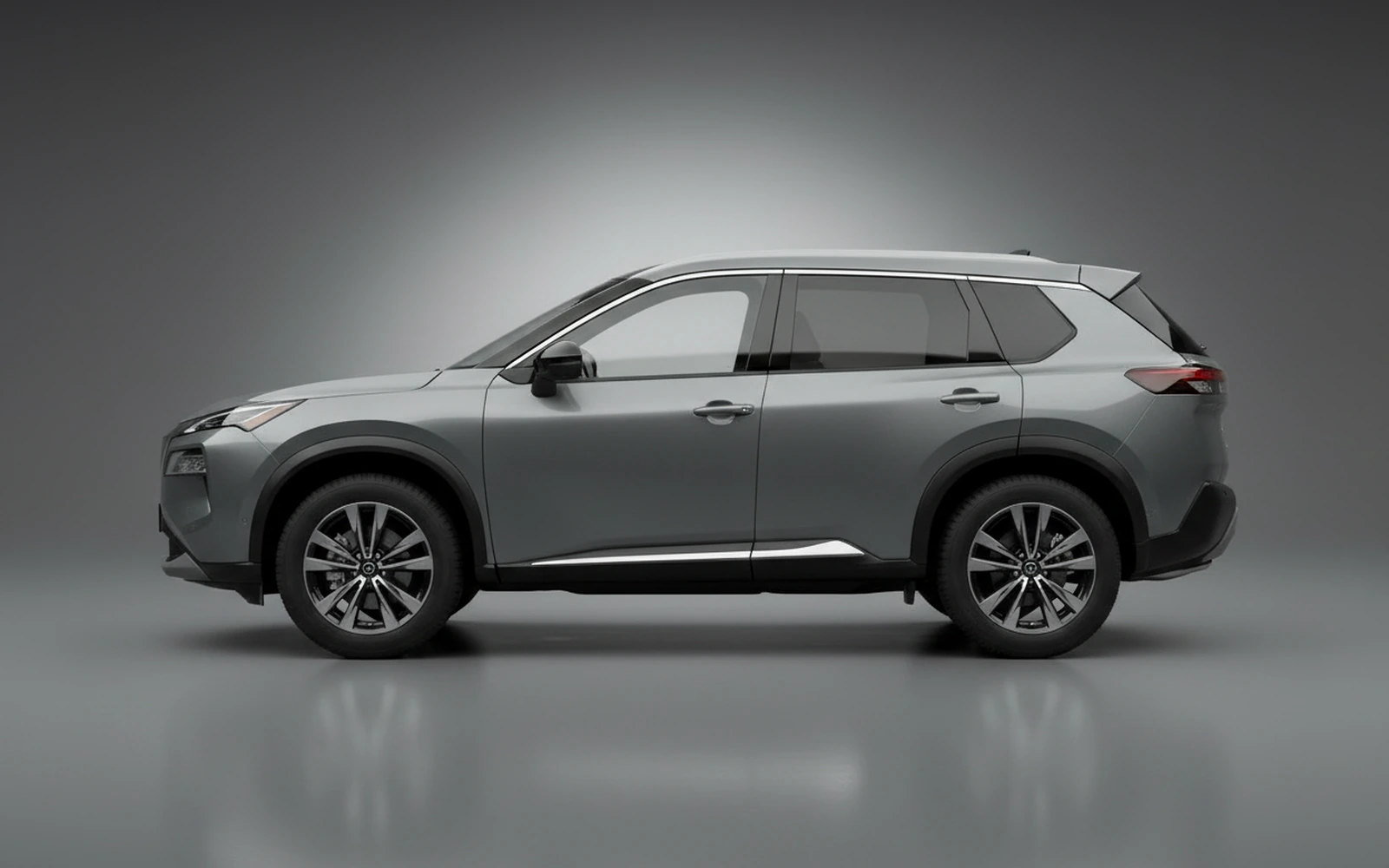 Nissan Rogue Grey 2025 — exterior rear view