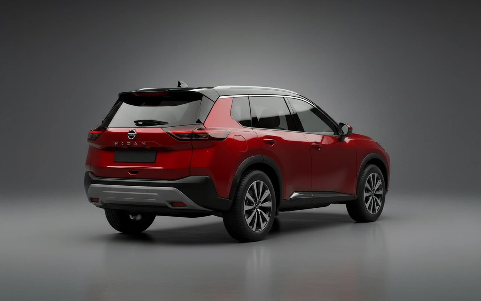 Nissan Rogue Red 2024 — interior dashboard