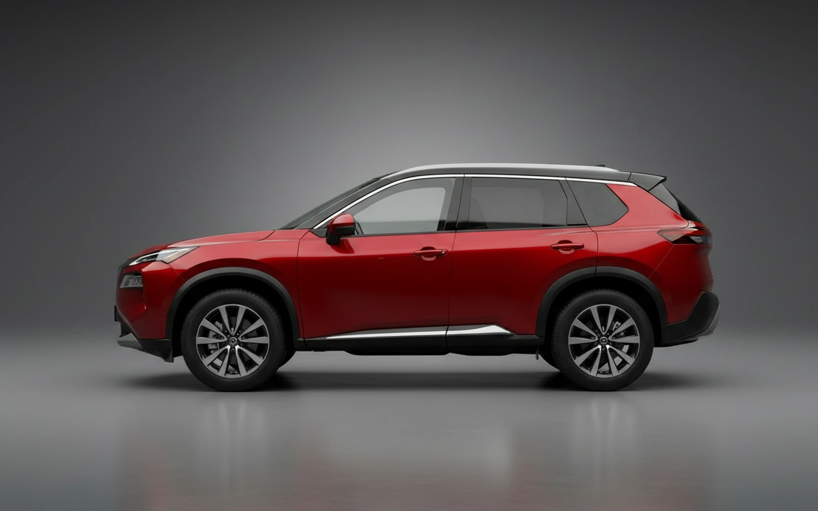 Nissan Rogue Red 2024 — exterior rear view