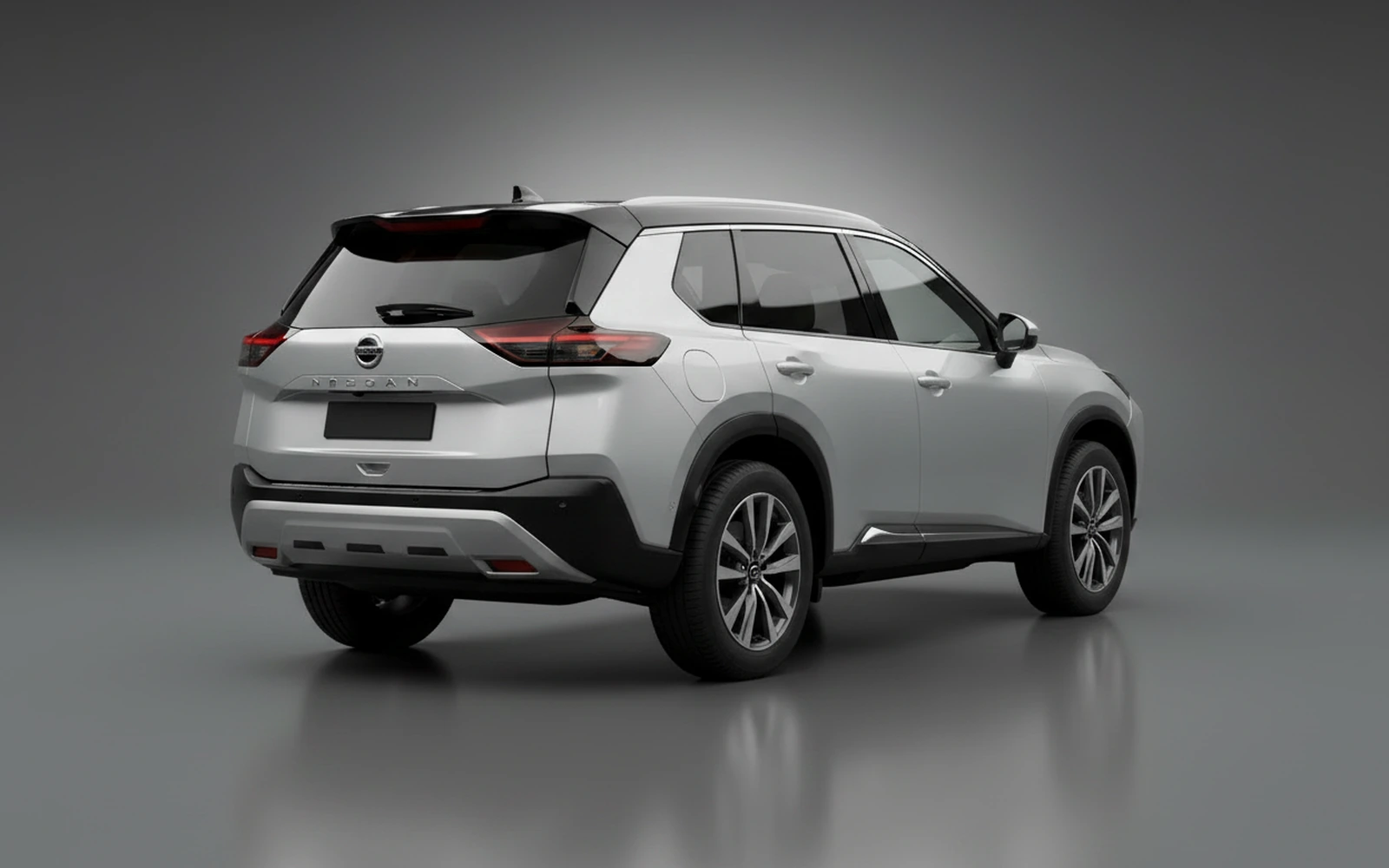 Nissan Rogue Silver 2024 — interior dashboard
