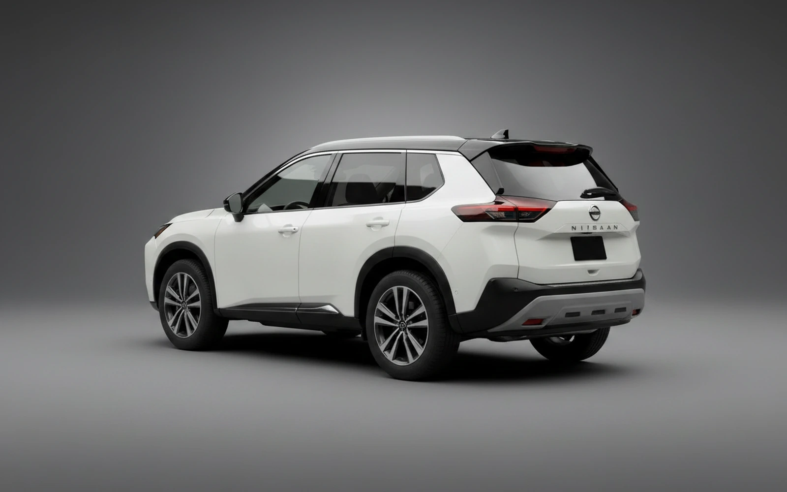 Nissan Rogue White 2025 — interior dashboard