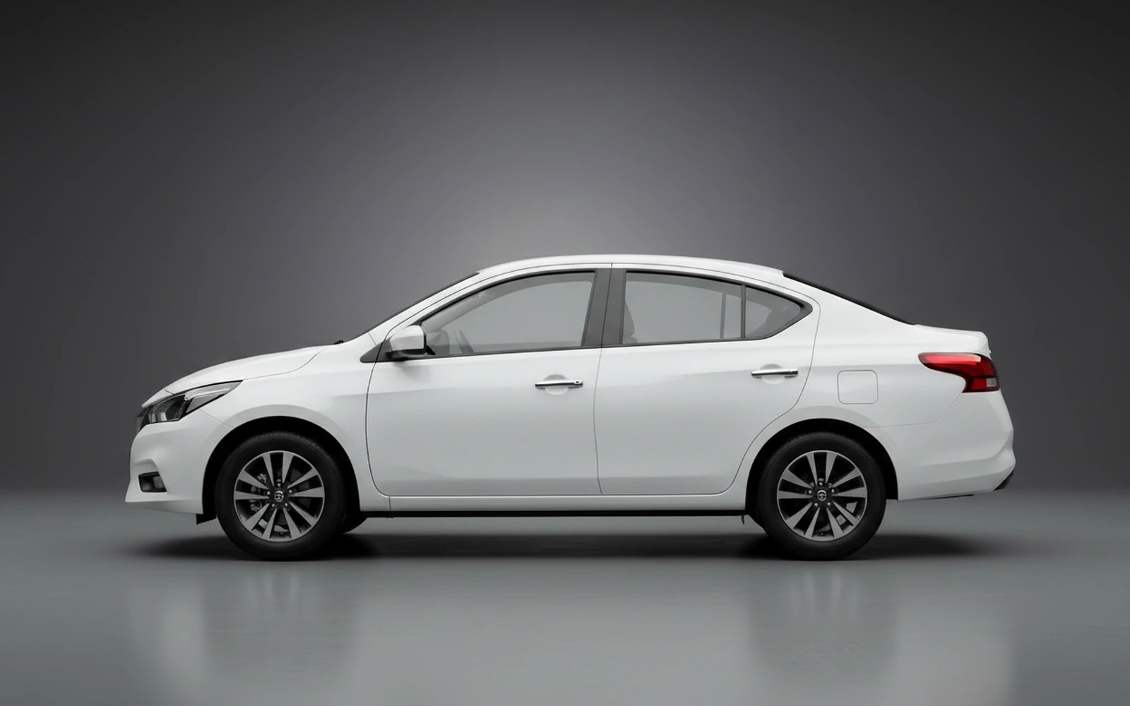 Nissan Sunny White 2025 — exterior rear view