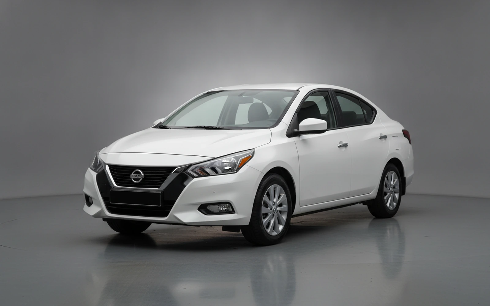 Nissan Sunny White 2026 for rent in Miami — exterior photo