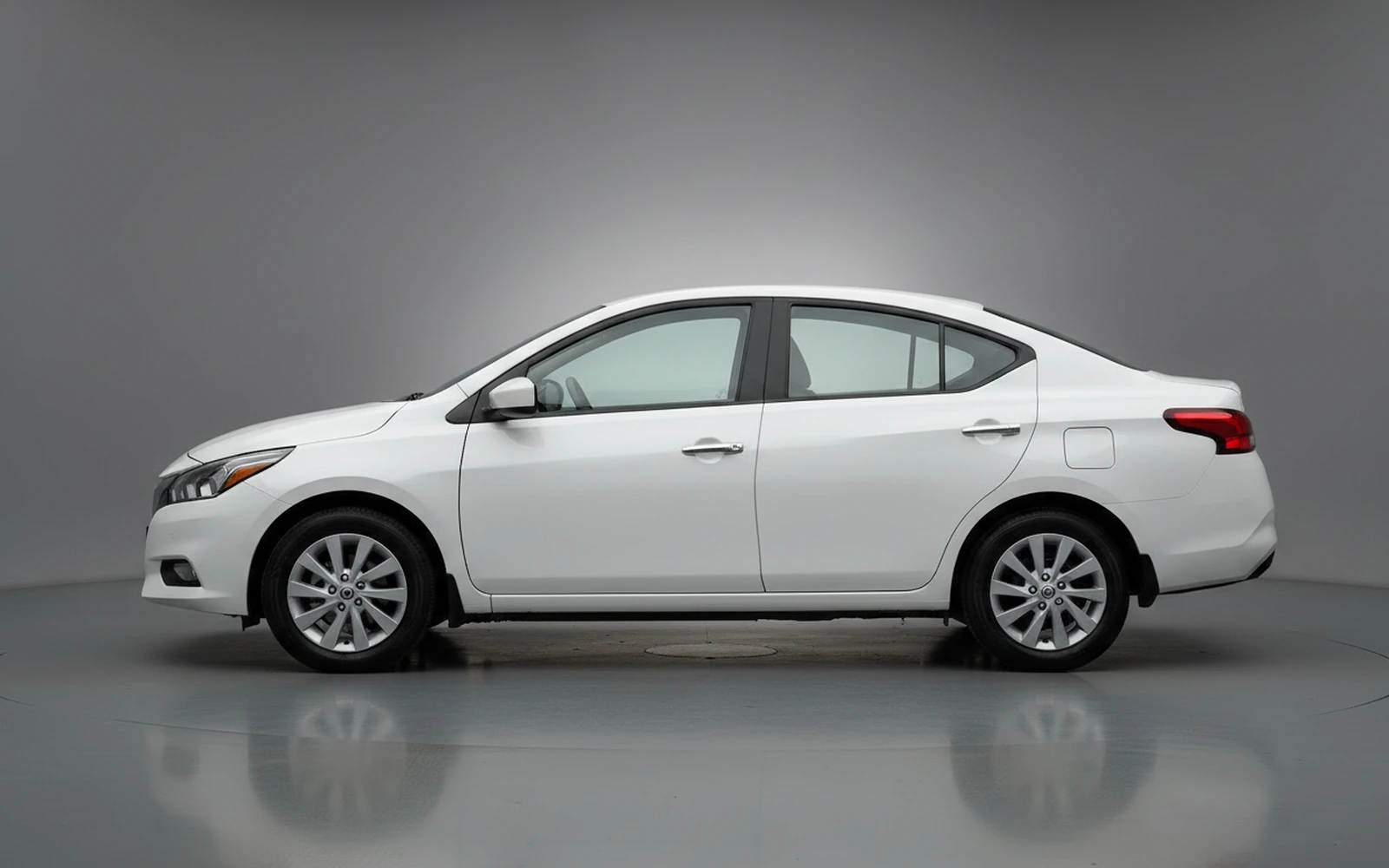 Nissan Sunny White 2026 — exterior rear view