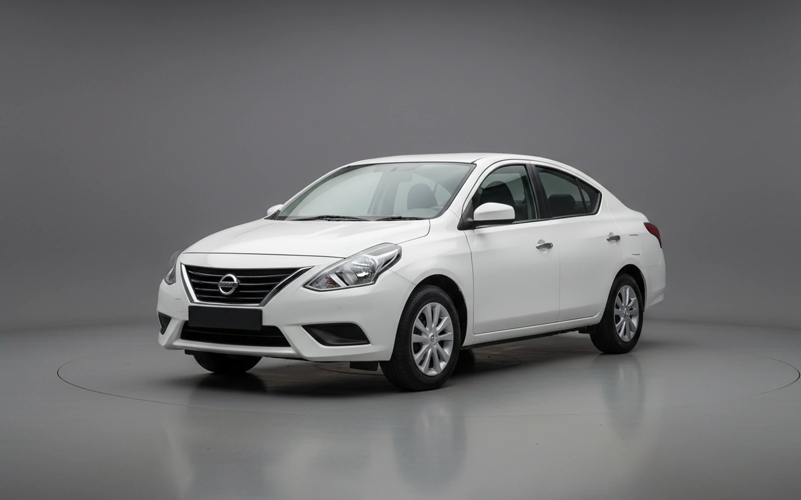 Nissan Sunny White 2026 for rent in Miami — exterior photo