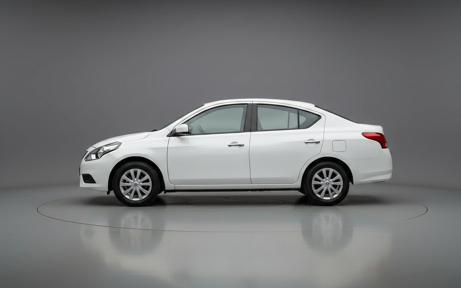 Nissan Sunny White 2026 — exterior rear view