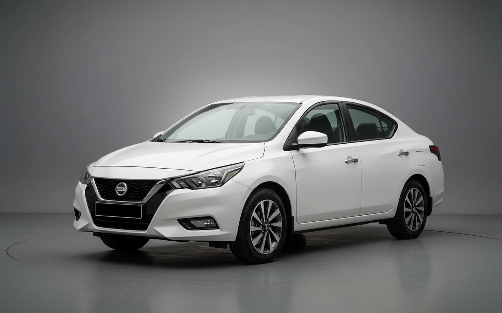 Nissan Sunny White 2026 for rent in Miami — exterior photo