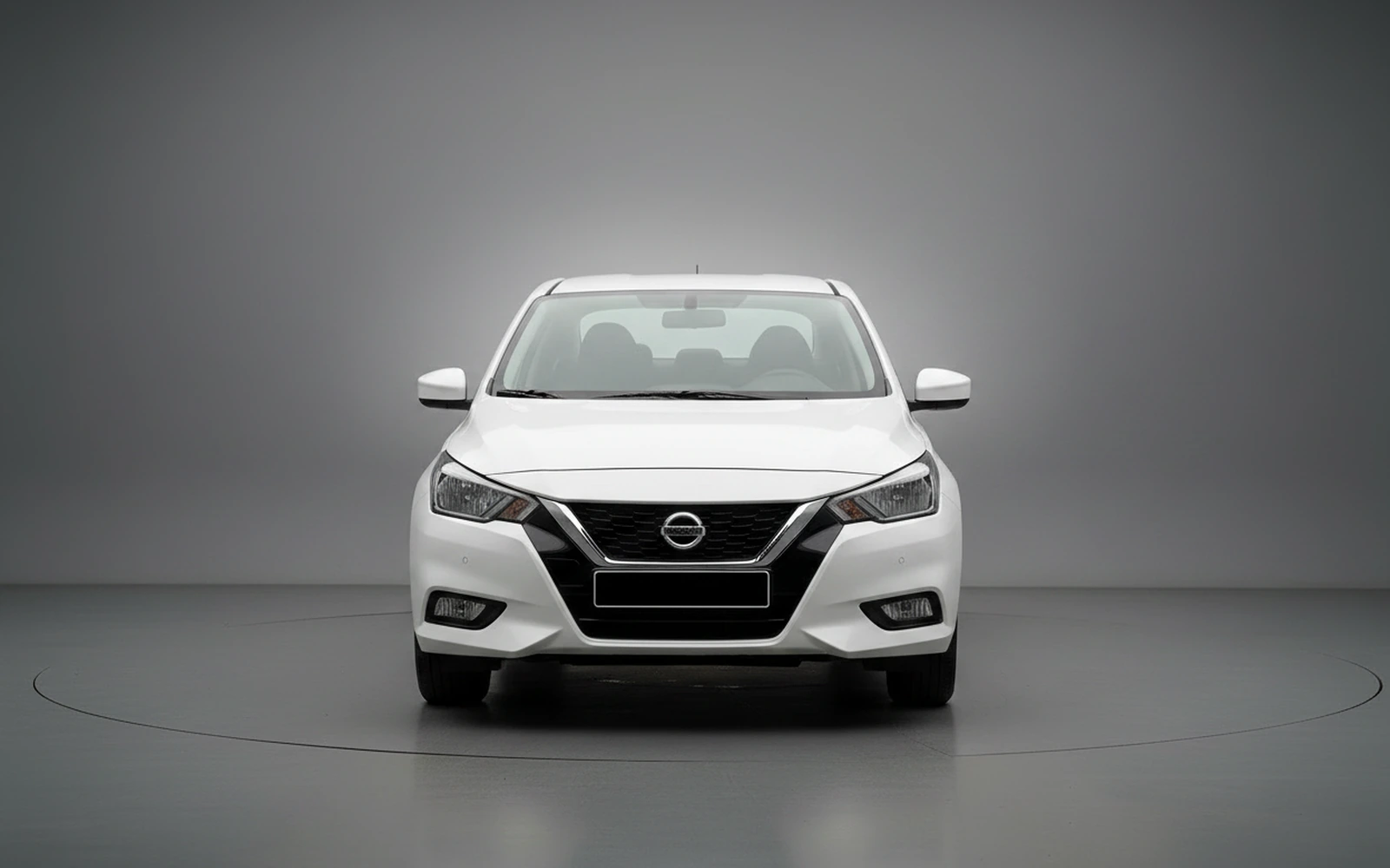 Nissan Sunny White 2026 — exterior side view