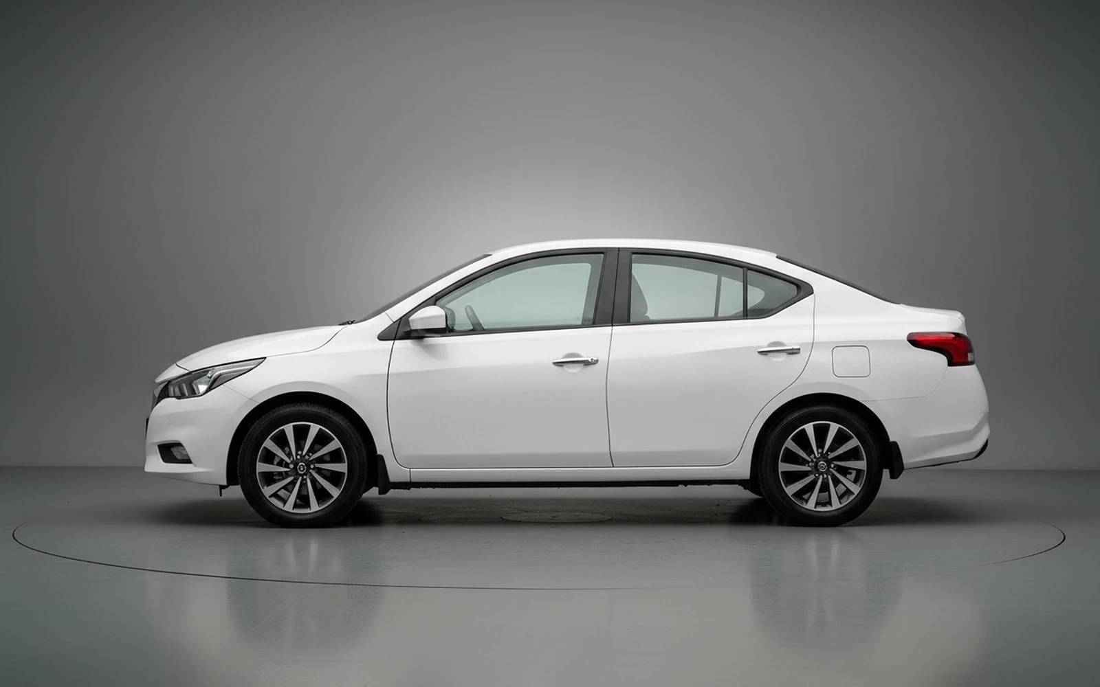 Nissan Sunny White 2026 — exterior rear view